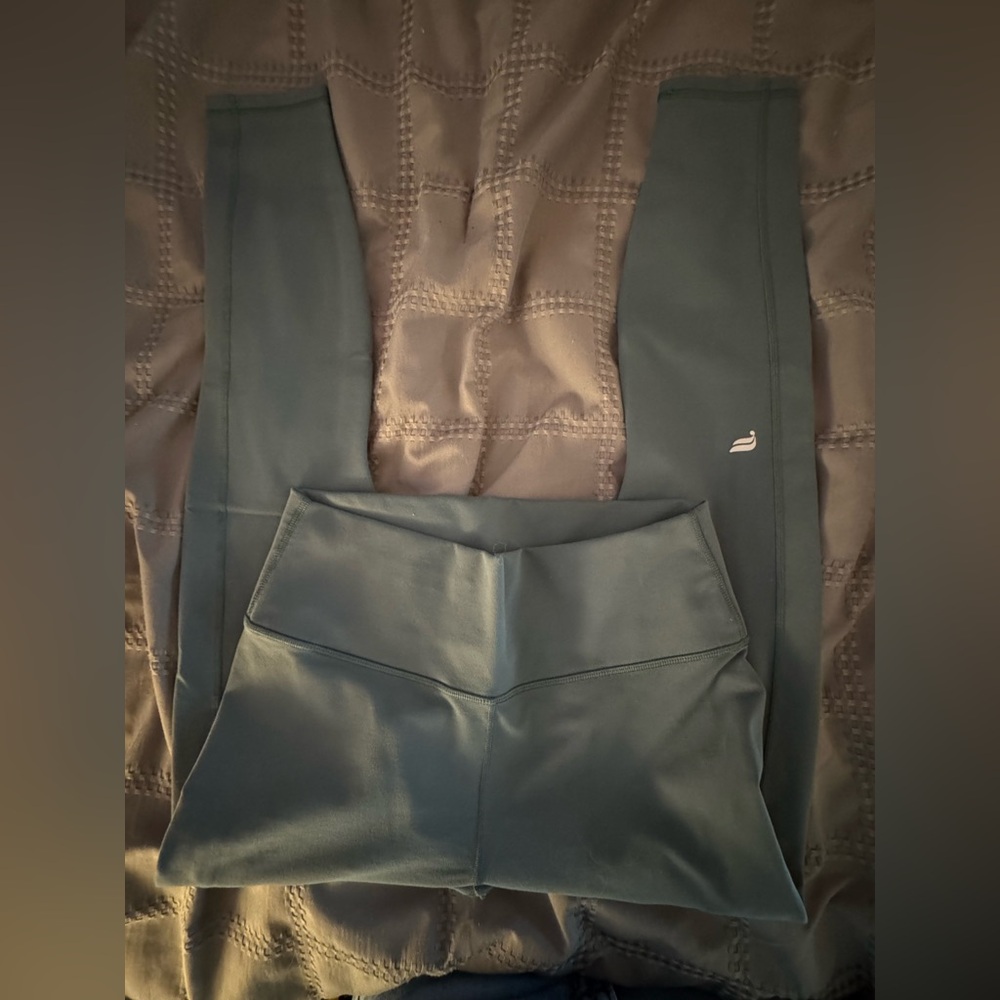 Fabletics Define PowerHold High-Waisted Legging 7/8 in Storm Slate